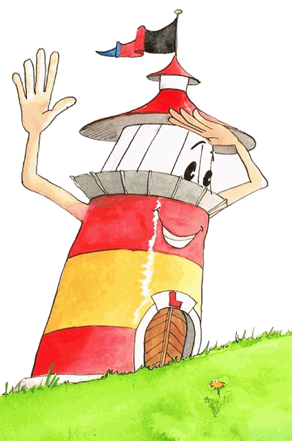 Lükko Leuchtturm – Illustration von Stephan Hollich